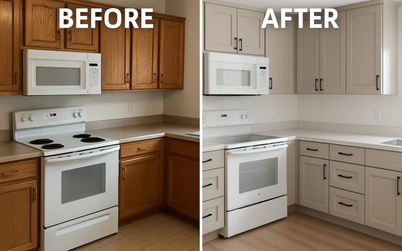 Kitchen Transformation on a Budget: Cabinet Painting vs. Replacement – Which is Right for Your Boston Home?
