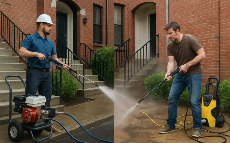 Power Washing vs. DIY: Why Hiring a Professional in the Boston Area is the Smart Choice